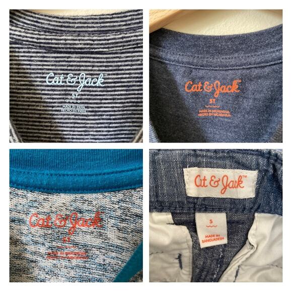 Bundle Cat & Jack 5T Shirts and Short - Picture 2 of 10